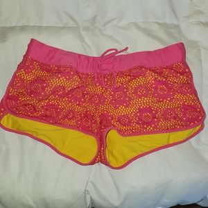 Arizona Pink Swim Cover Up Shorts